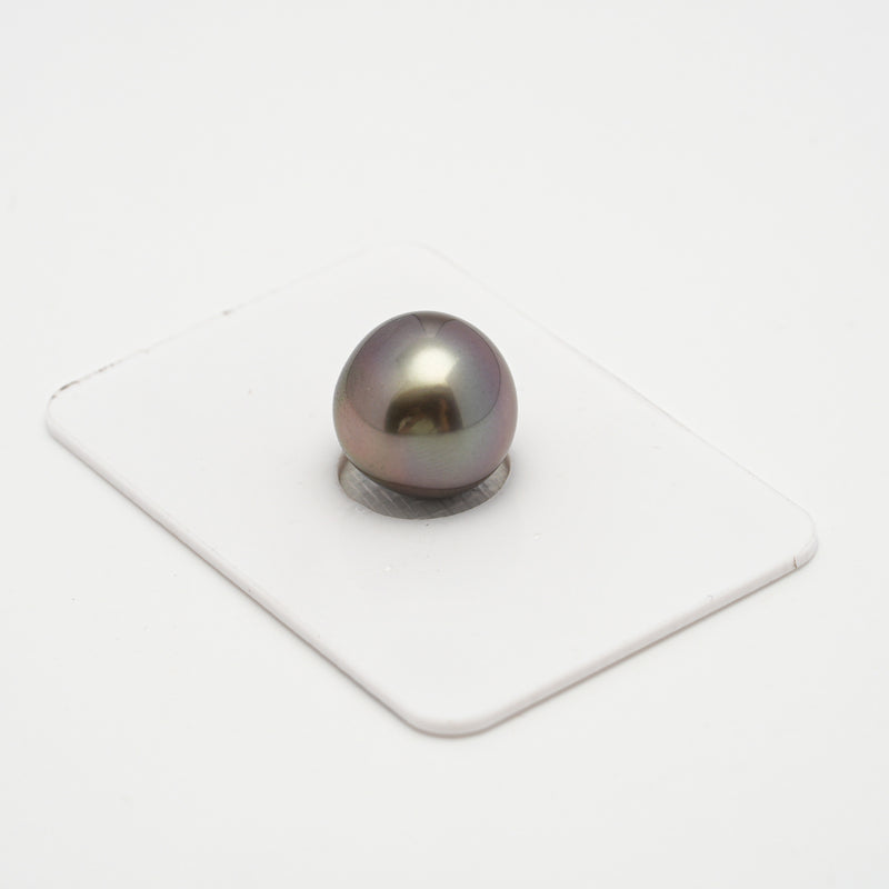 1pcs Green Cherry 13.3mm - BT TOP Quality Tahitian Pearl Single LP1929 A101