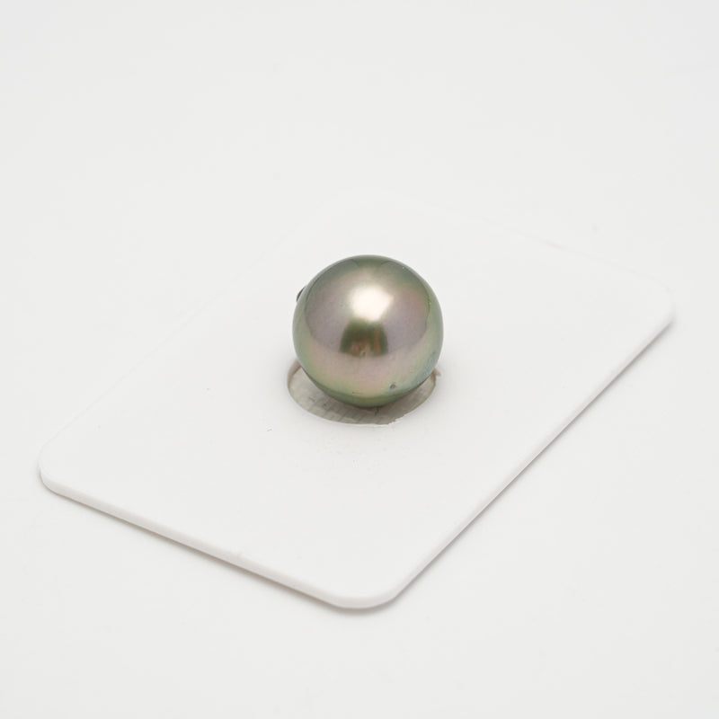 1pcs Green 12.3mm - SB AAA/AA Quality Tahitian Pearl Single LP1933 A101