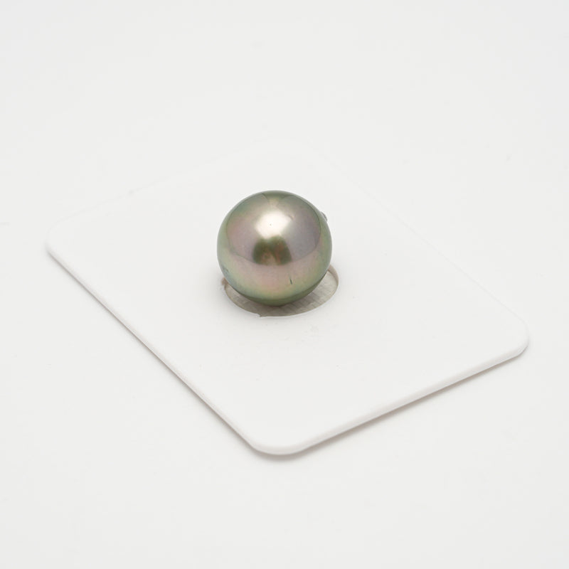 1pcs Green 12.3mm - SB AAA/AA Quality Tahitian Pearl Single LP1933 A101