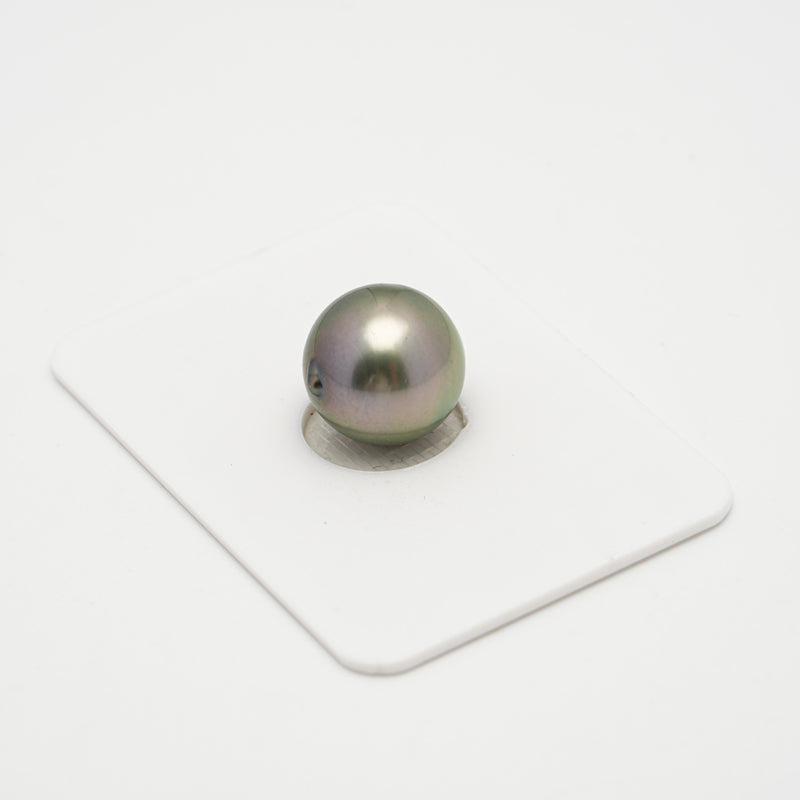 1pcs Green 12.3mm - SB AAA/AA Quality Tahitian Pearl Single LP1933 A101