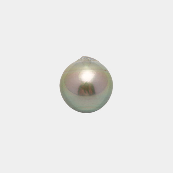 1pcs "High Luster" Light Green 14mm - SB AAA/AA Quality Tahitian Pearl Single LP1938 A101