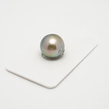 1pcs "High Luster" Light Green 14mm - SB AAA/AA Quality Tahitian Pearl Single LP1938 A101