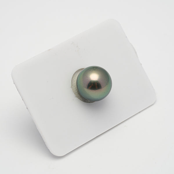 1pcs "High Luster" Green 12.1mm - RSR AA/AAA Quality Tahitian Pearl Single LP1269