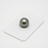 1pcs "High Luster" Green 12.1mm - RSR AA/AAA Quality Tahitian Pearl Single LP1269