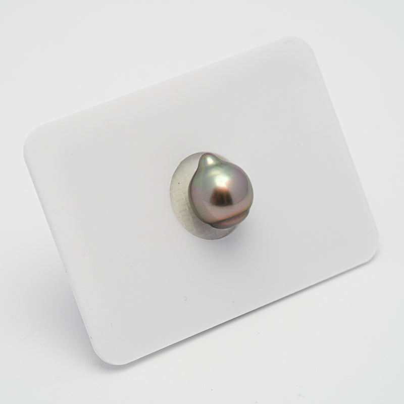 1pcs "High Luster" Cherry 8.8mm - CL/SB AAA Quality Tahitian Pearl Single LP1697 OR9