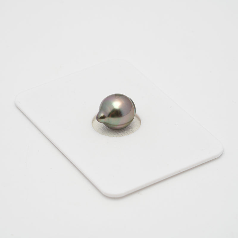 1pcs "High Luster" Cherry 8.8mm - CL/SB AAA Quality Tahitian Pearl Single LP1697 OR9