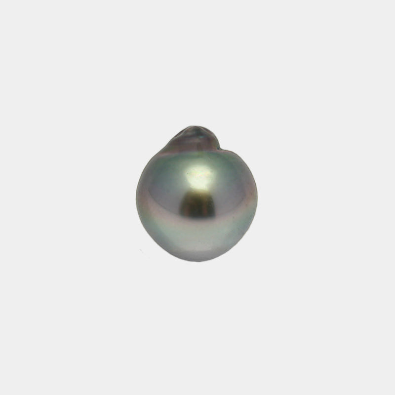 1pcs "High Luster" Light Green 9.3mm - SB AAA Quality Tahitian Pearl Single LP1716 OR9