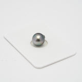 1pcs "High Luster" Light Green 9.3mm - SB AAA Quality Tahitian Pearl Single LP1716 OR9