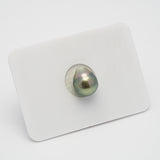 1pcs "High Luster" Light Green 8.9mm - CL/SB AAA/AA Quality Tahitian Pearl Single LP1718 OR9