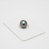 1pcs Purple Green 9.6mm - CL AAA/AA Quality Tahitian Pearl Single LP1720 OR9