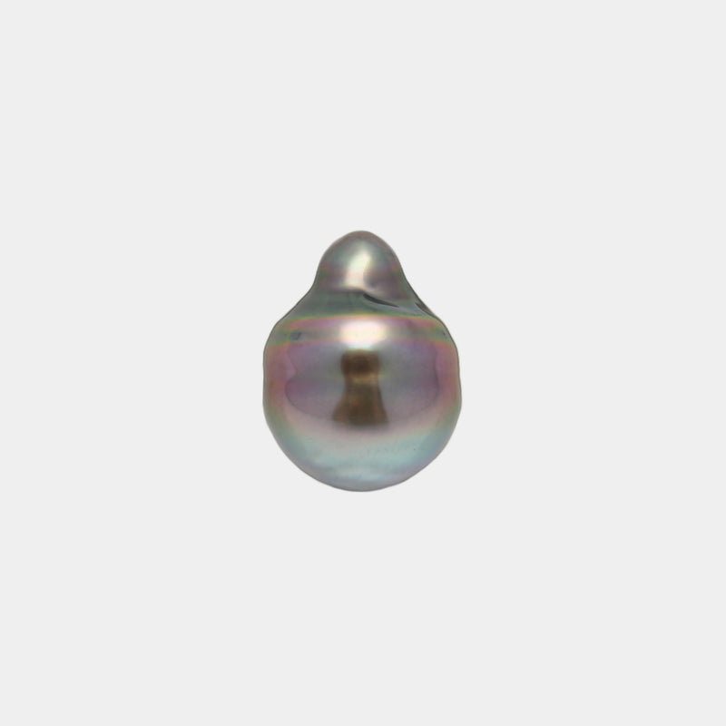 1pcs "High Luster" Light Green 9.4mm - CL/SB AAA Quality Tahitian Pearl Single LP1722 OR9