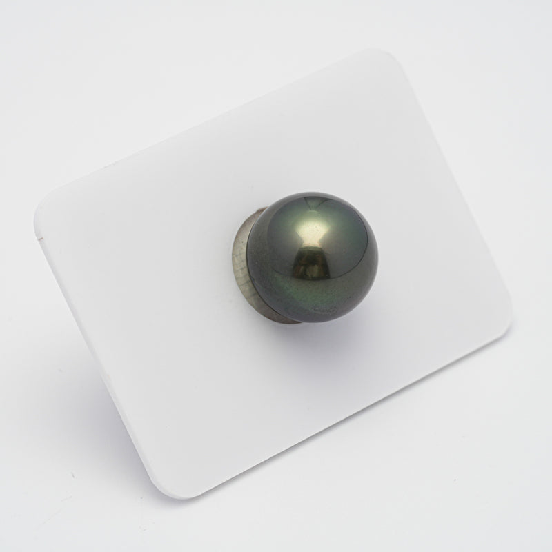 1pcs Dark Green 13.1mm - RSR AAA Quality Tahitian Pearl Single LP1771