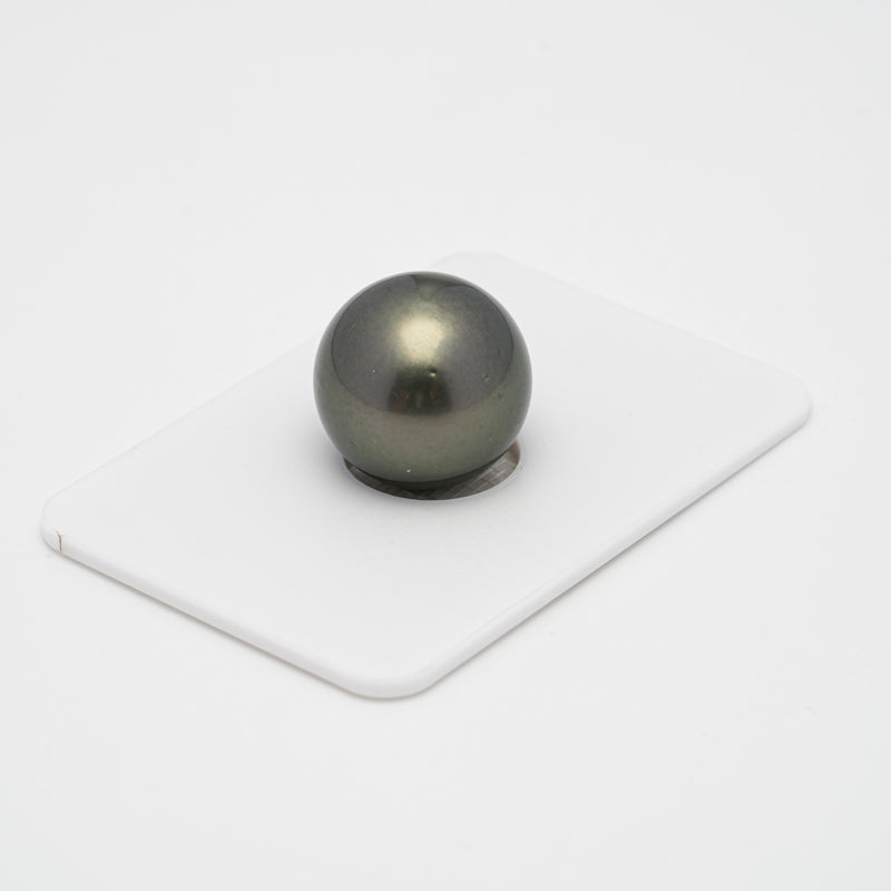 1pcs Green 15.2mm - RSR AA/AAA Quality Tahitian Pearl Single LP1782