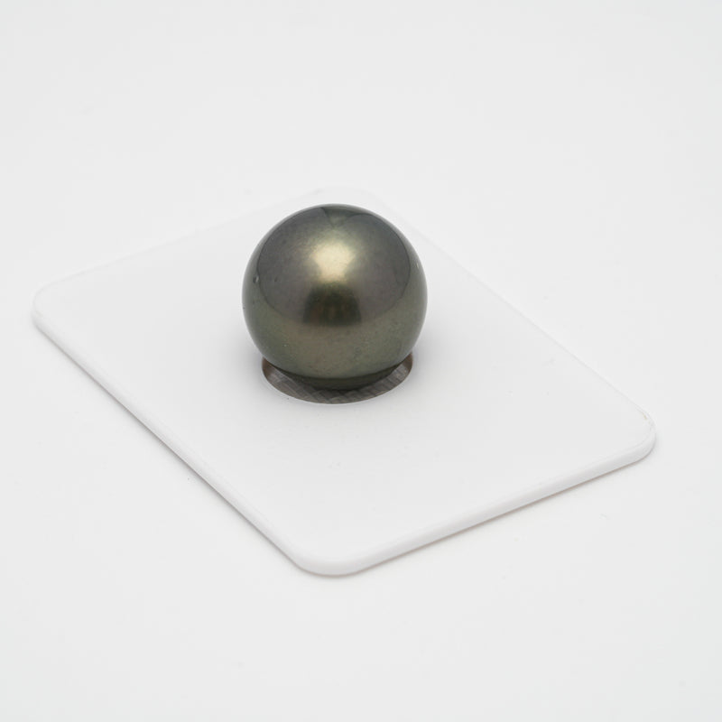 1pcs Green 15.2mm - RSR AA/AAA Quality Tahitian Pearl Single LP1782