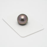 1pcs RARE "High Luster" Peacock 13.8mm - RSR TOP Quality Tahitian Pearl SINGLE LP1785 NG15