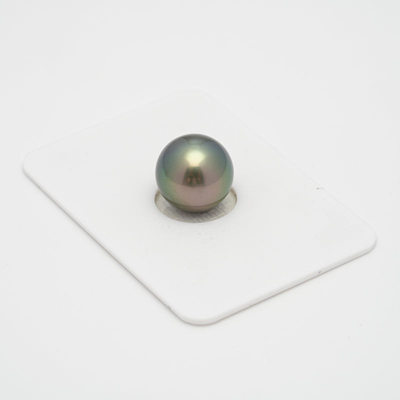 1pcs Blue Green 11.6mm - RSR AAA Quality Tahitian Pearl Single LP1732 OR6