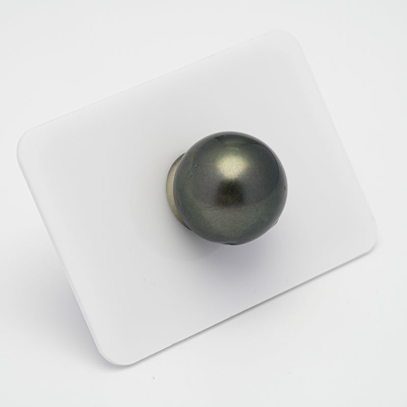 1pcs Dark Green 15.8mm - SR AA Quality Tahitian Pearl Single LP2244