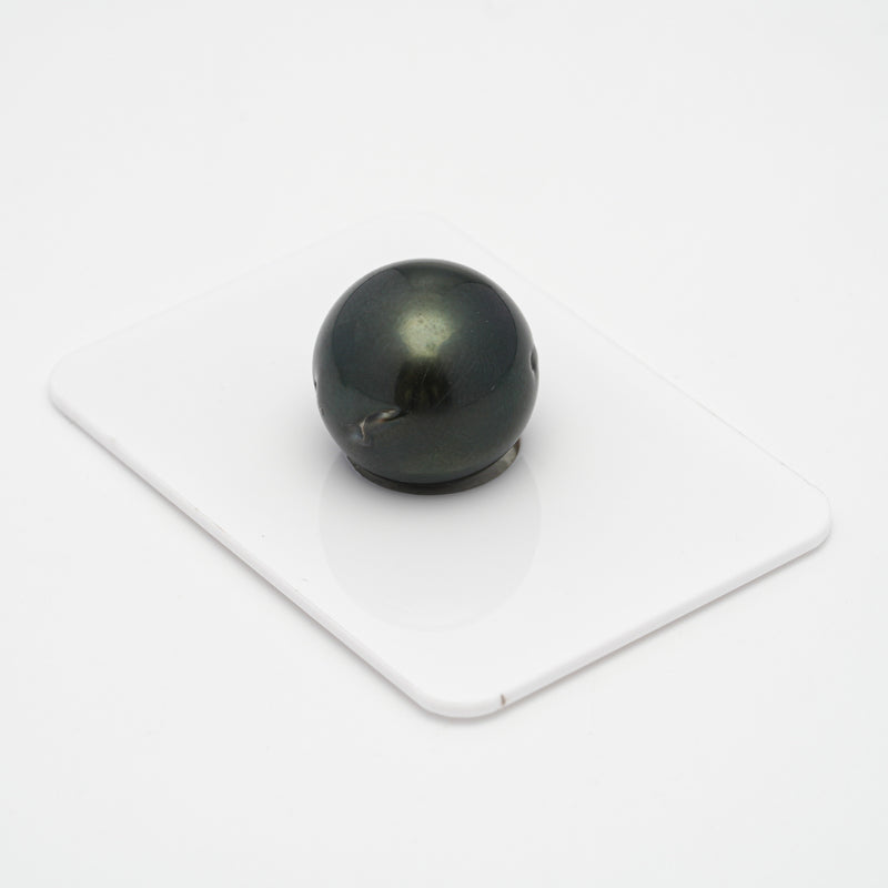 1pcs Dark Green 15.8mm - SR AA Quality Tahitian Pearl Single LP2244