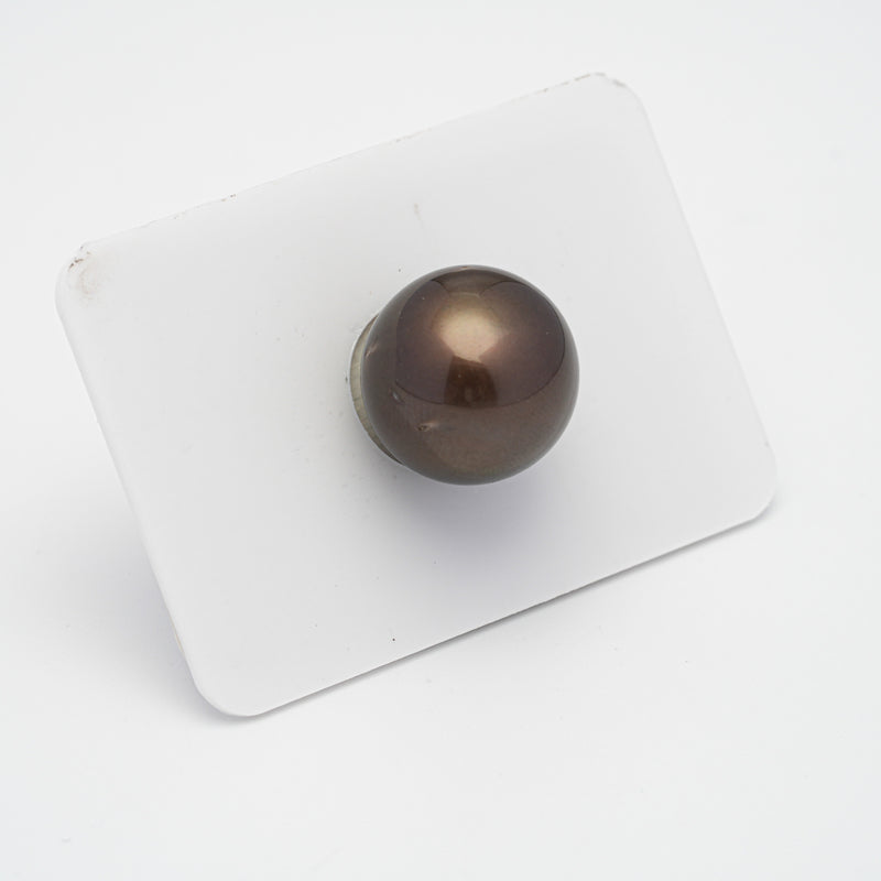 1pcs Brown 15mm - NR AA Quality Tahitian Pearl Single LP1737