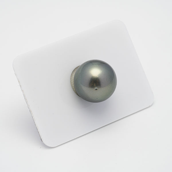 1pcs Light Green 15mm - R AA/AAA Quality Tahitian Pearl Single LP1736