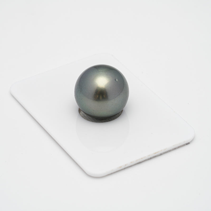 1pcs Light Green 15mm - R AA/AAA Quality Tahitian Pearl Single LP1736