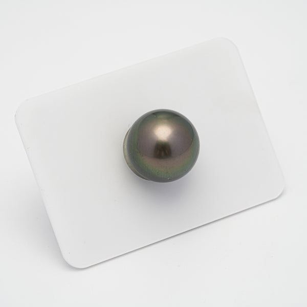 1pcs Green 14.2mm - RSR AAA/AA Quality Tahitian Pearl Single LP1744