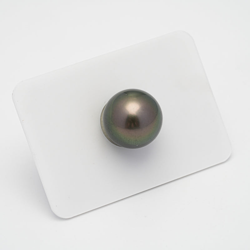 1pcs Green 14.2mm - RSR AAA/AA Quality Tahitian Pearl Single LP1744