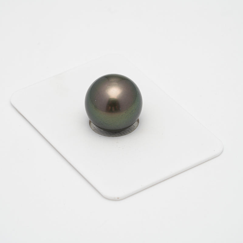 1pcs Green 14.2mm - RSR AAA/AA Quality Tahitian Pearl Single LP1744