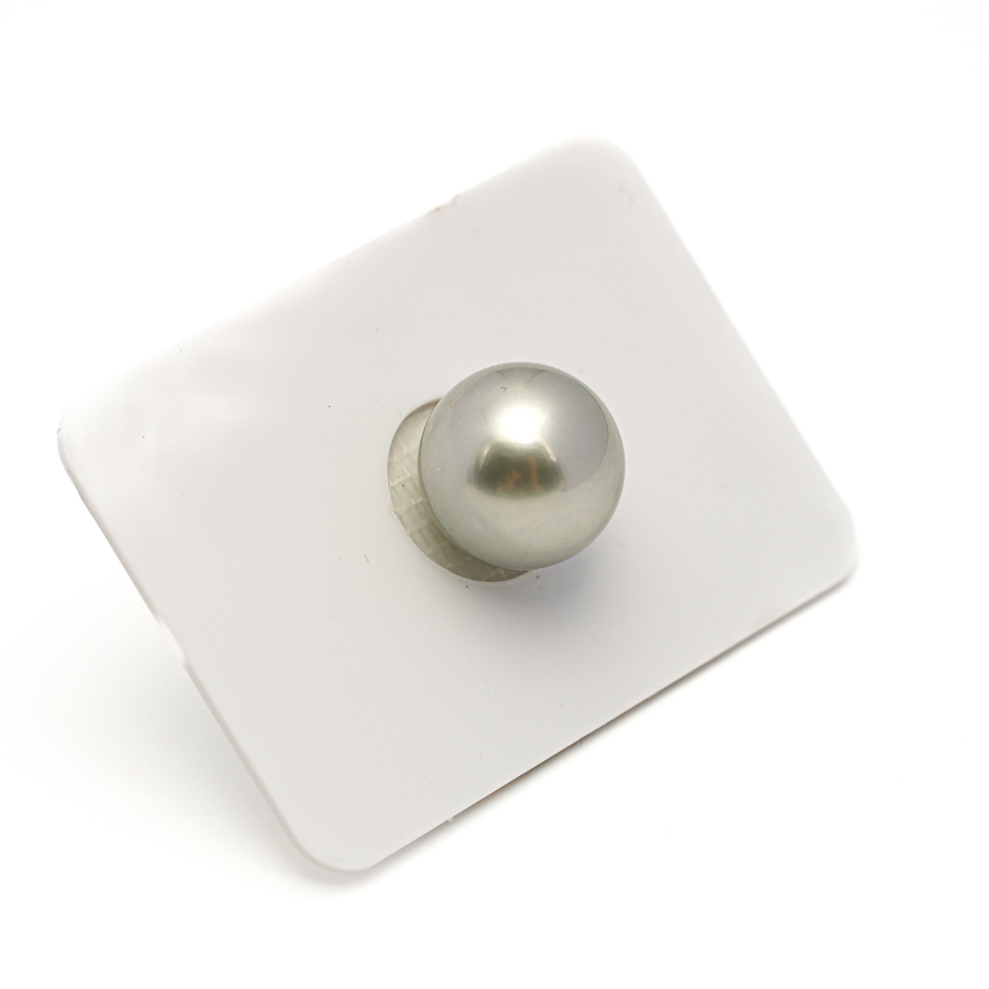 1pcs "High Luster" Silver 12.8mm - RSR AAA Quality Tahitian Pearl Single LP2397 OR6