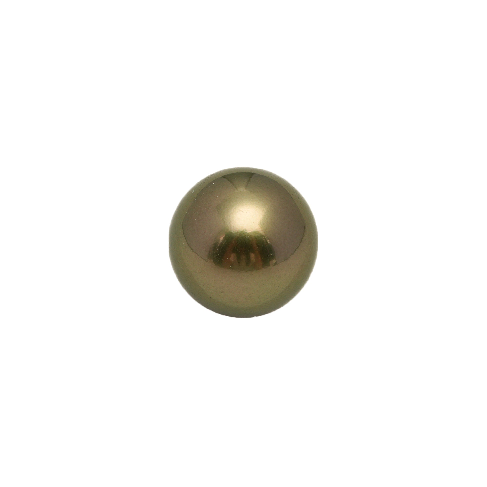 1pcs Yellow Green 12.7mm - RSR TOP Quality Tahitian Pearl Single LP2395 OR6