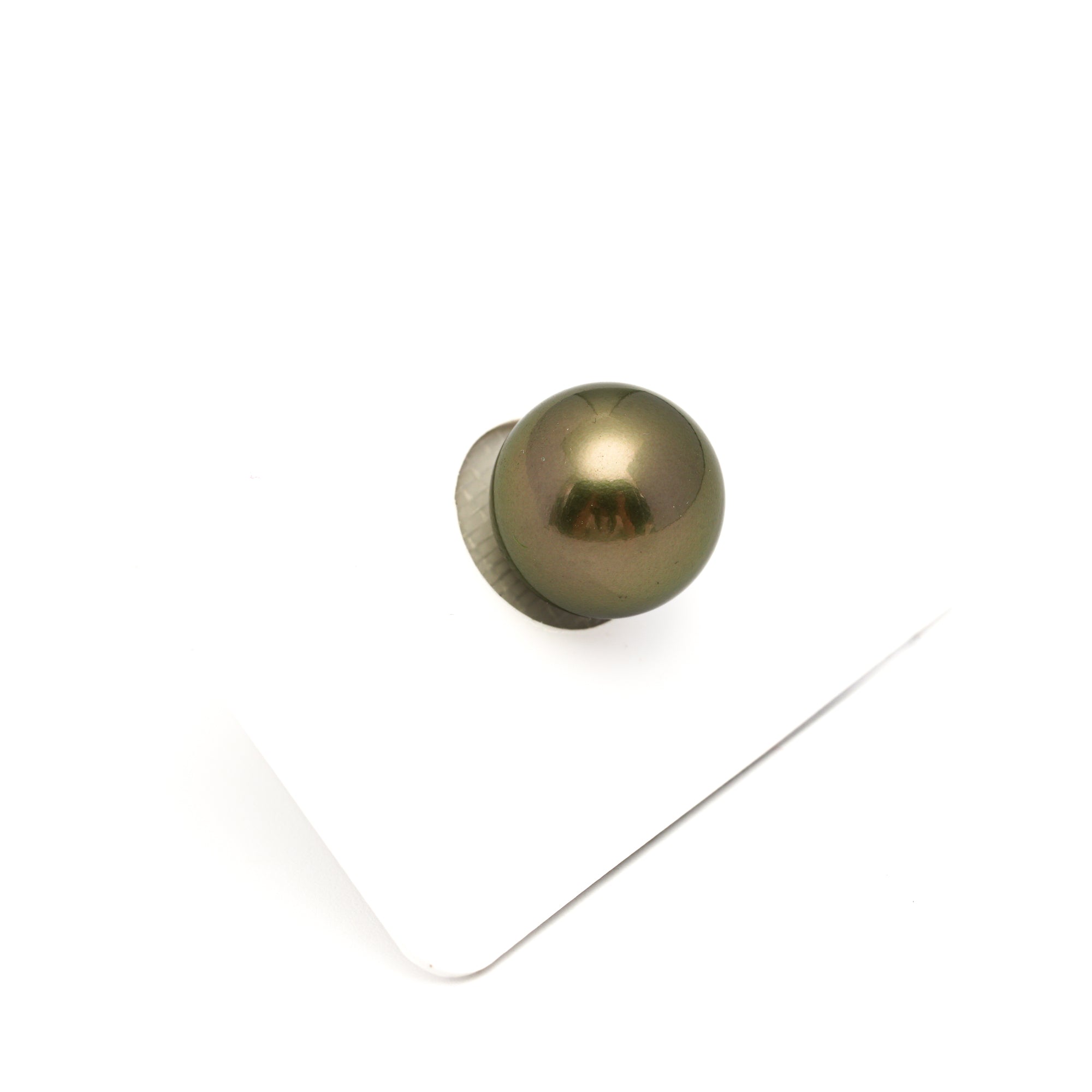 1pcs Yellow Green 12.7mm - RSR TOP Quality Tahitian Pearl Single LP2395 OR6