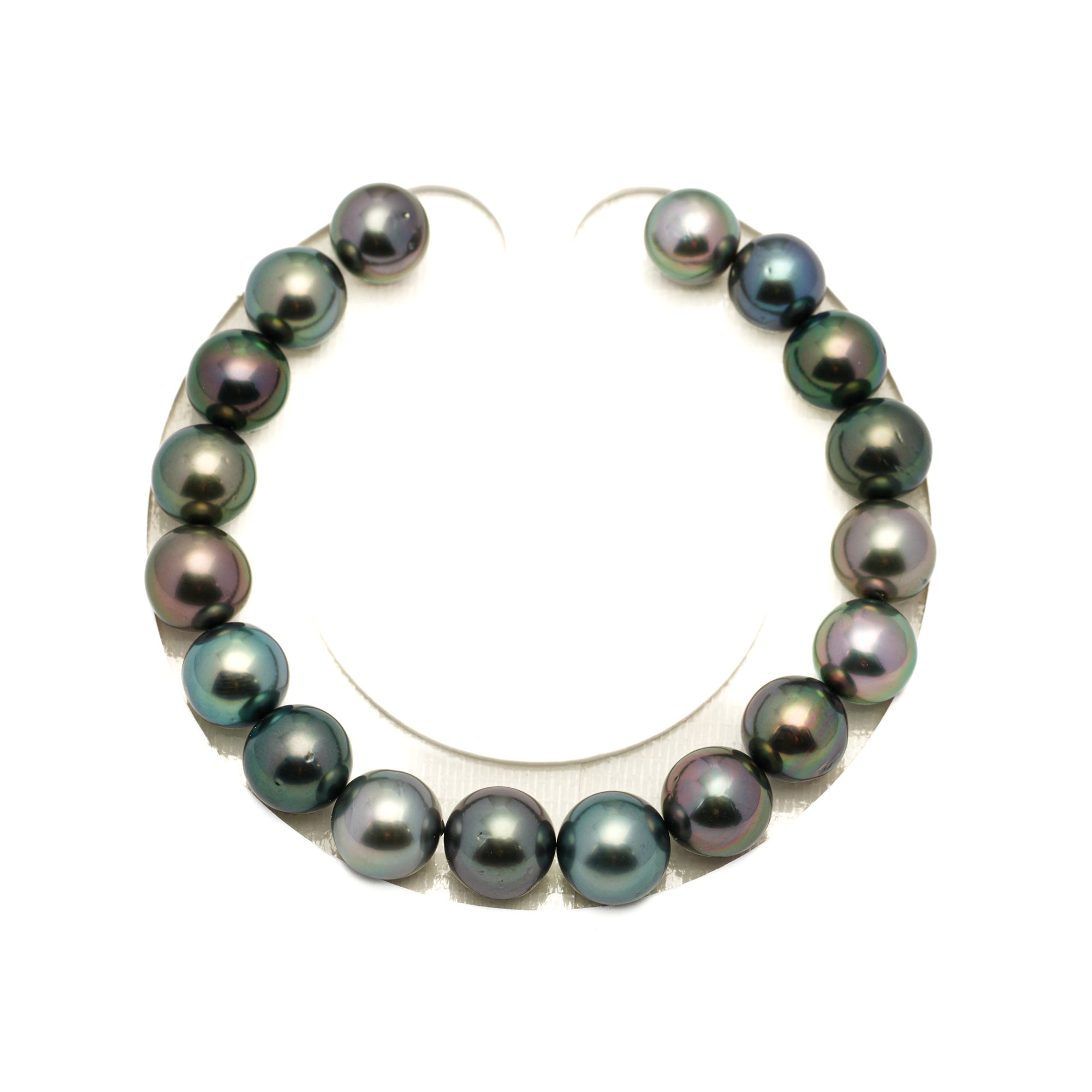 18pcs "High Luster" Multicolor 9-10mm - NR AAA/AA Quality Tahitian Pearl Bracelet BR2444 LP1