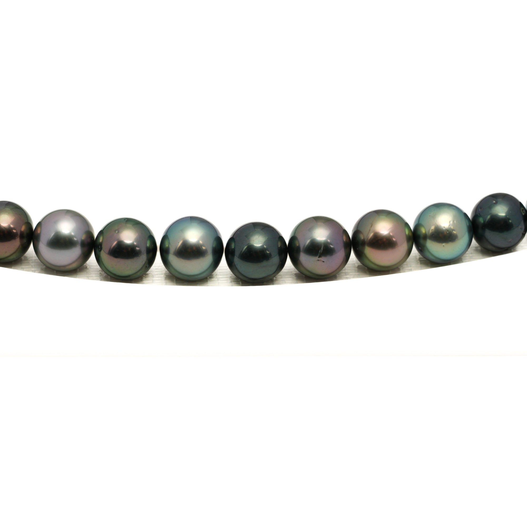 41pcs "High Luster" Multicolor 8-12mm - RSR AAA Quality Tahitian Pearl Necklace NL1778 LP1