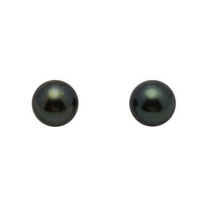 2pcs "Mid Luster" Dark 9.9-10.1mm - RSR AAA Quality Tahitian Pearl Earring Jewelry ER1926