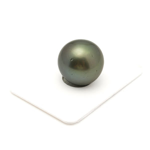 1pcs "Mid Luster" Olive Green 18.5mm - SR AA Quality Tahitian Pearl Single LP2559