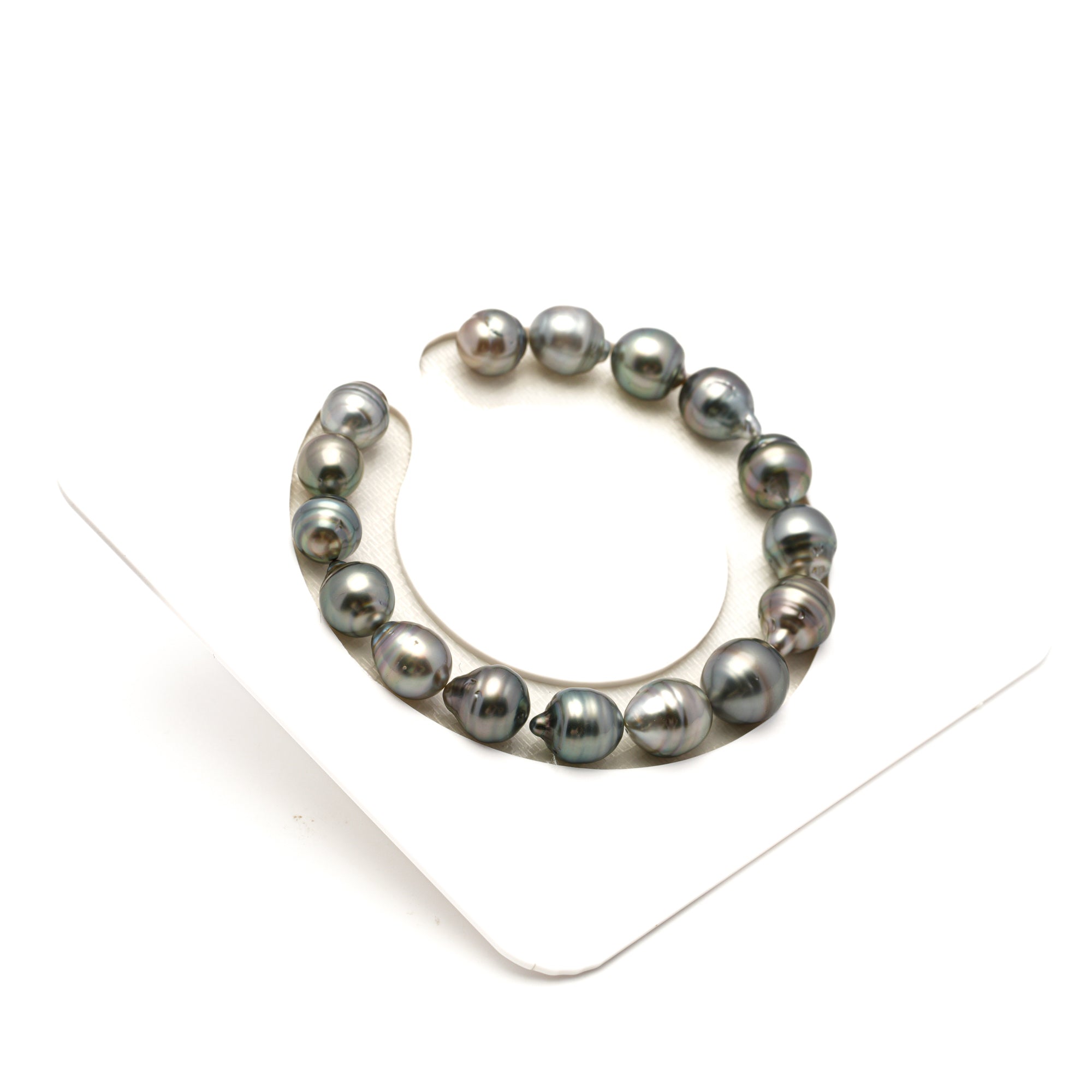16pcs Light Mix 8-11mm - SB/CL AAA/AA Quality Tahitian Pearl Bracelet BR2526 LP4