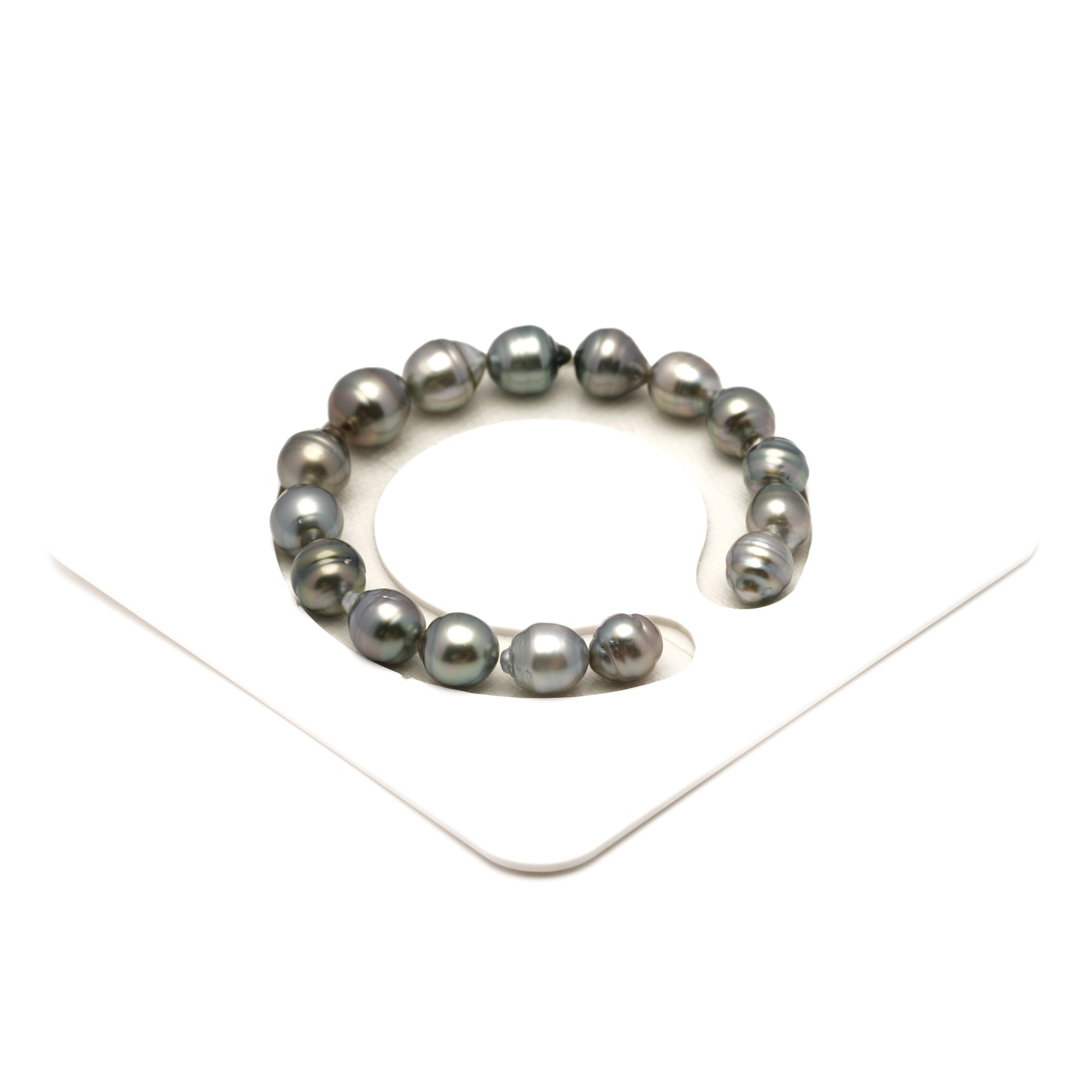 16pcs Light Mix 8-11mm - SB/CL AAA/AA Quality Tahitian Pearl Bracelet BR2526 LP4