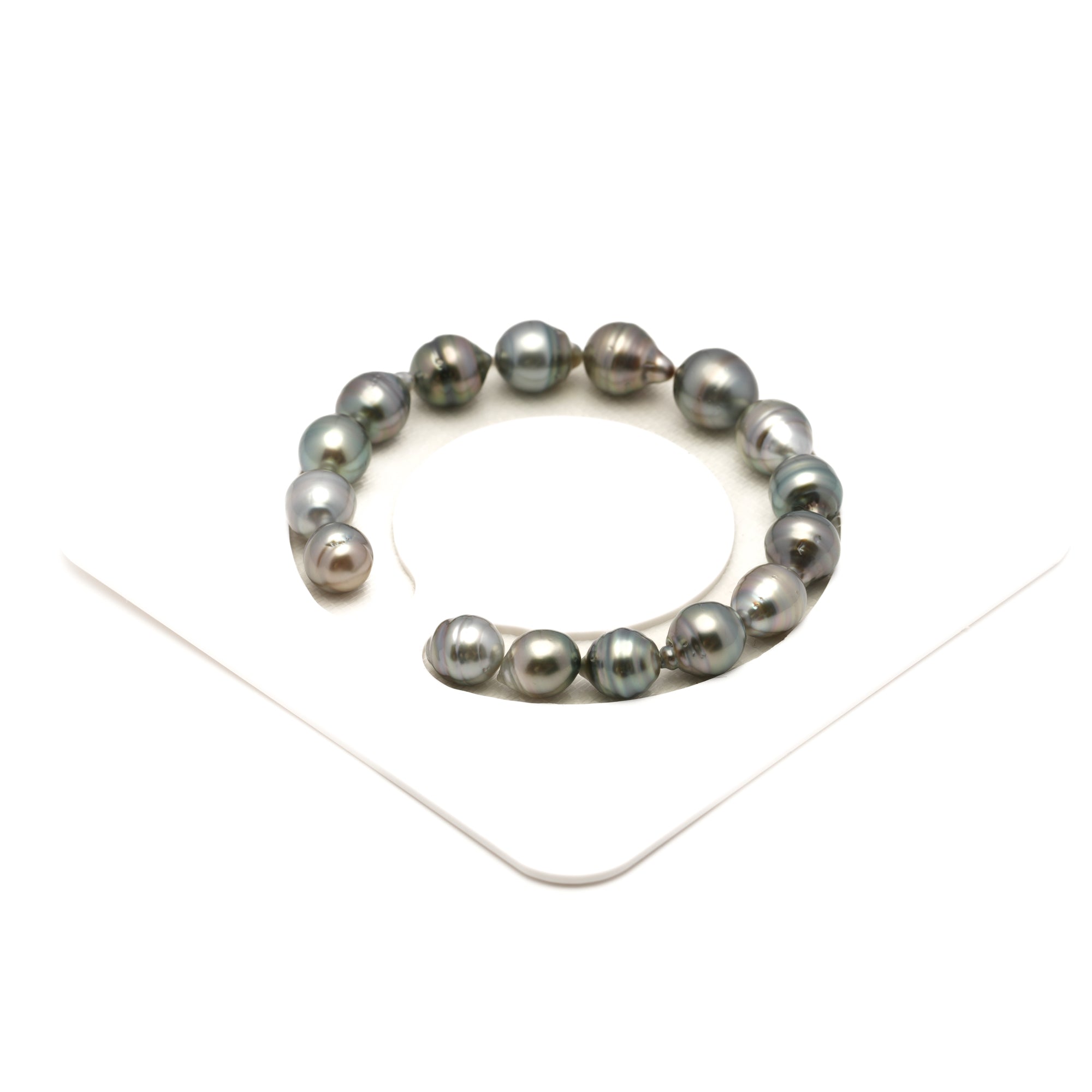 16pcs Light Mix 8-11mm - SB/CL AAA/AA Quality Tahitian Pearl Bracelet BR2526 LP4