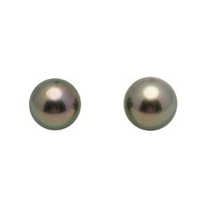 2pcs Green 11.3-11.6mm - RSR AA Quality Tahitian Pearl Pair ER1954 LP4