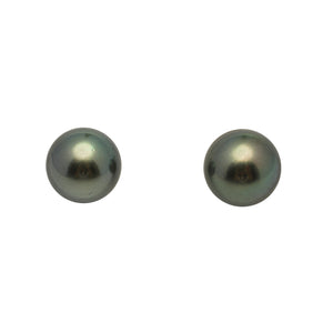 2pcs Green 10-10.3mm - RSR AAA/AA Quality Tahitian Pearl Pair ER1957 LP3
