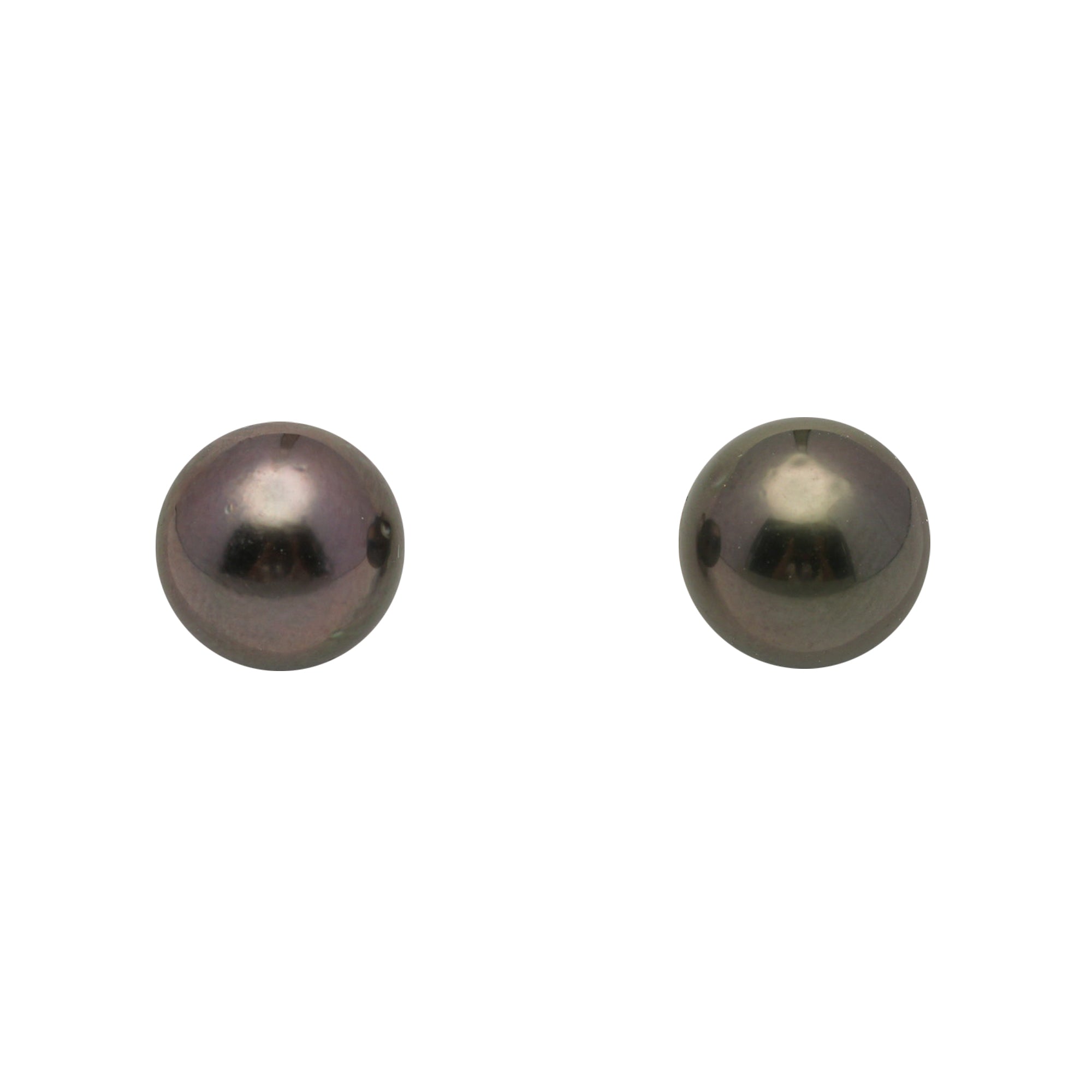 2pcs Dark Green 10.1-10.3mm - RSR AA/AAA Quality Tahitian Pearl Pair ER1962 LP3
