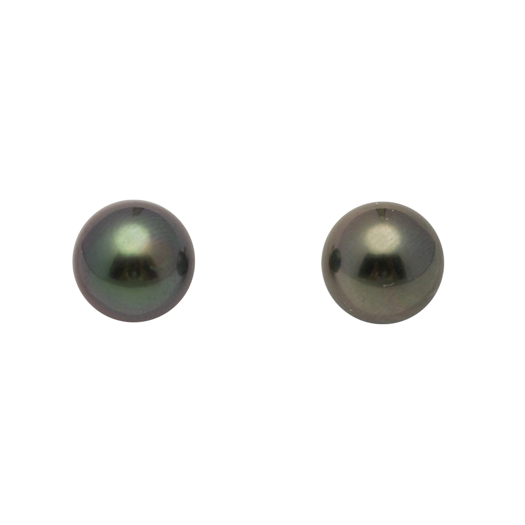 2pcs Dark 10.1mm - RSR AAA/AA Quality Tahitian Pearl Pair ER1963 LP3