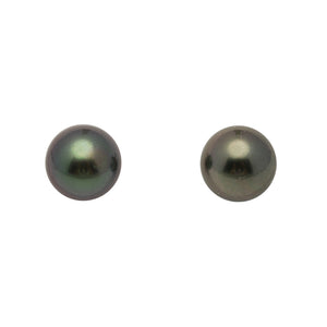 2pcs Dark 10.1mm - RSR AAA/AA Quality Tahitian Pearl Pair ER1963 LP3