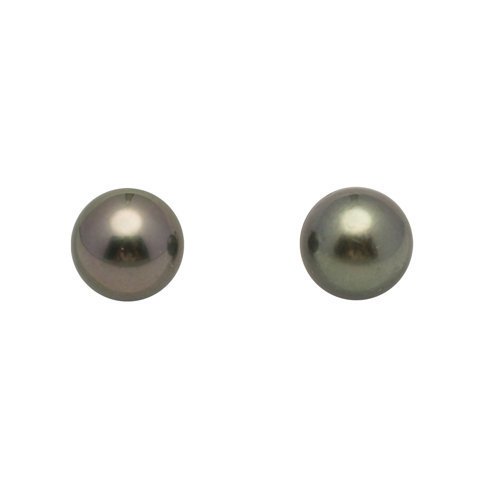 2pcs Green 10.3-10.4mm - RSR AAA/AA Quality Tahitian Pearl Pair ER1965 LP3