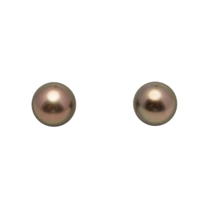 2pcs Copper 8.9-9.1mm - NR AAA/AA Quality Tahitian Pearl Pair ER1972 LP3