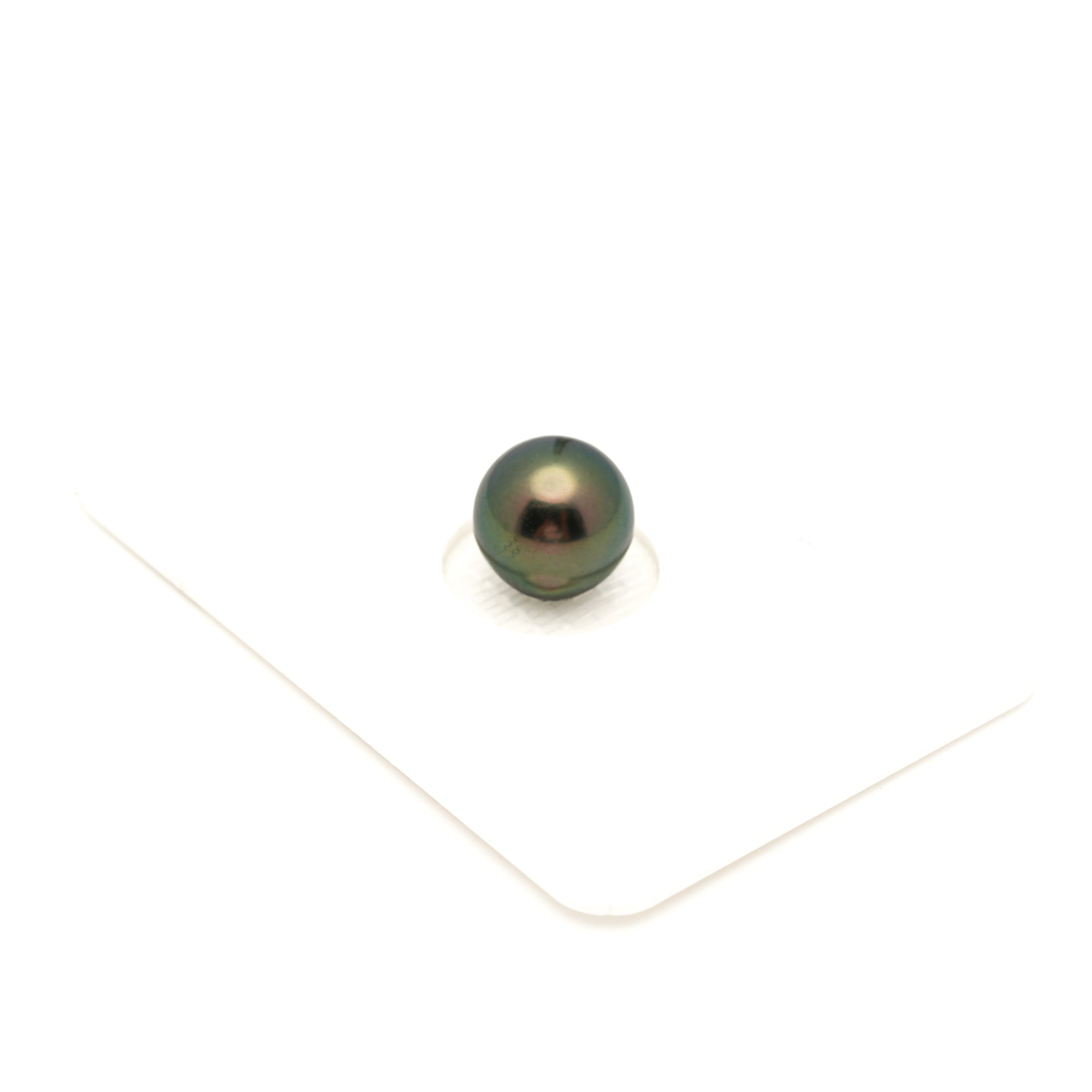 1pcs Green 9.1mm - NR AA/AAA Quality Tahitian Pearl Single LP2575 LP3