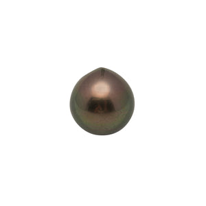 1pcs Brown Green 12.8mm - DROP TOP/AAA Quality Tahitian Pearl Single LP2580 LP3
