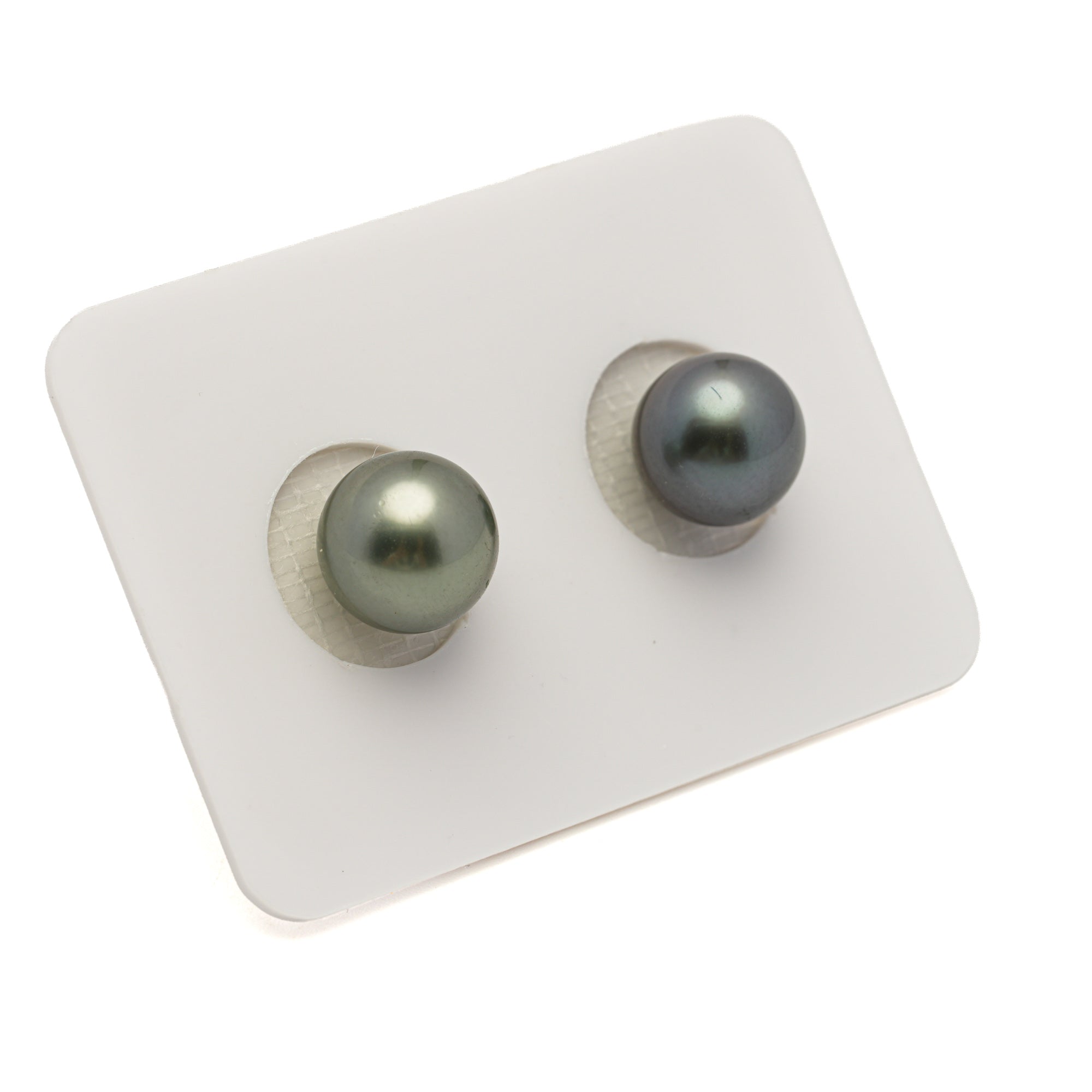 2pcs Multicolor 9.2-9.4mm - SR AAA/AA Quality Tahitian Pearl Pair ER1969 LP3