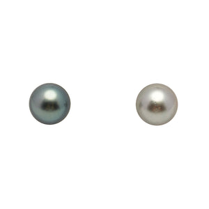 2pcs "High Luster" Multicolor 8.6-8.8mm - SR AAA/AA Quality Tahitian Pearl Pair ER1968 LP3