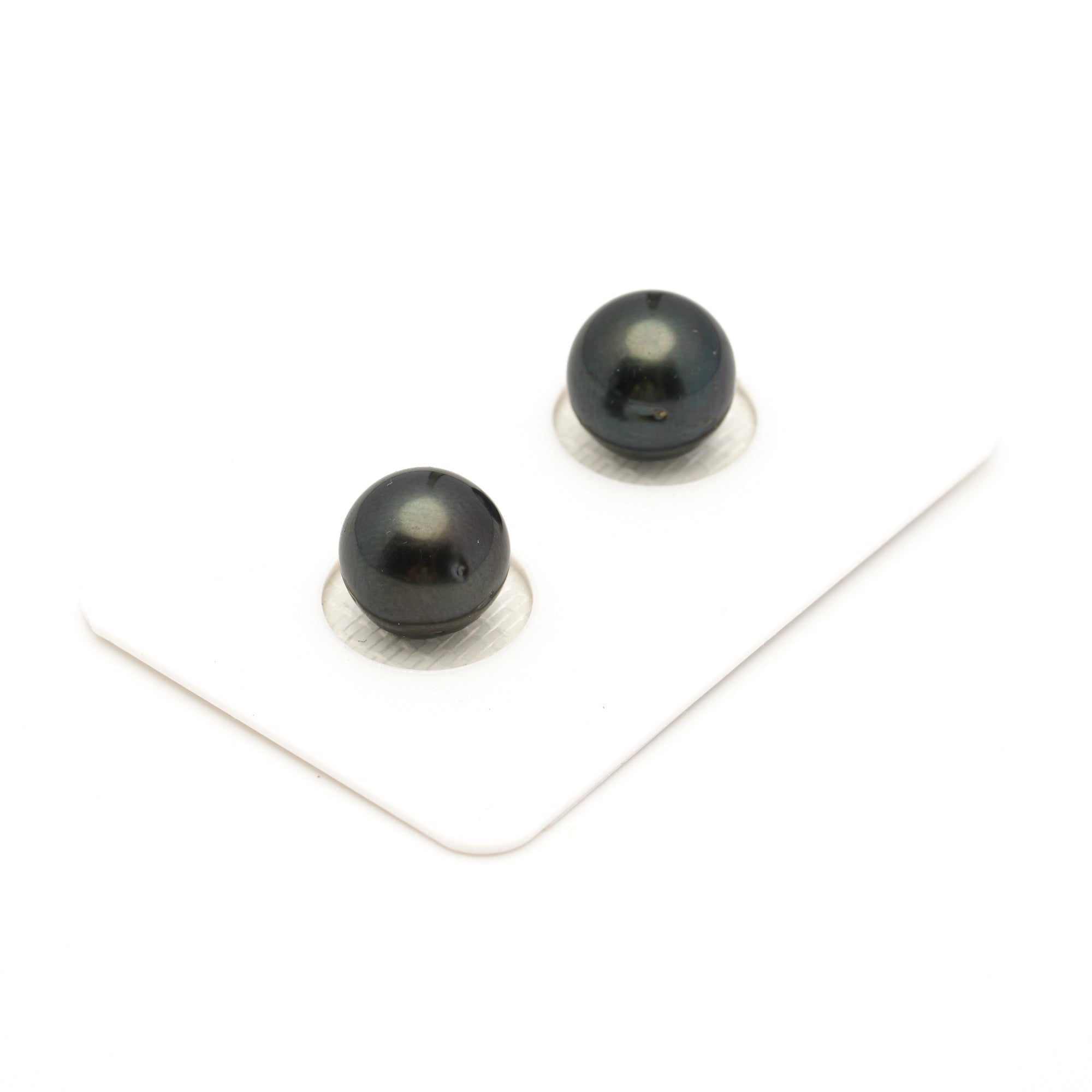 2pcs Dark 9.2-10.2mm - RSR AAA/AA Quality Tahitian Pearl Pair ER1971 LP3
